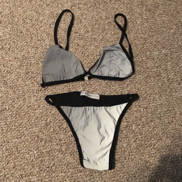 reflective bikini bottoms